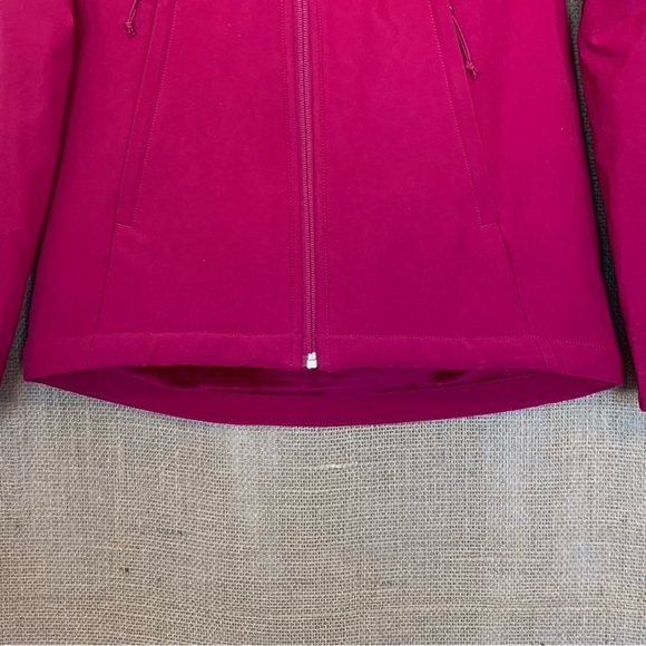 THE NORTH FACE Windfall Hooded Jacket Magenta Womens XS - Picture 4 of 7
